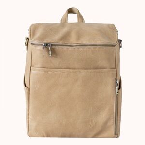 Azaria La Mère Original vegan leather diaper bag backpack